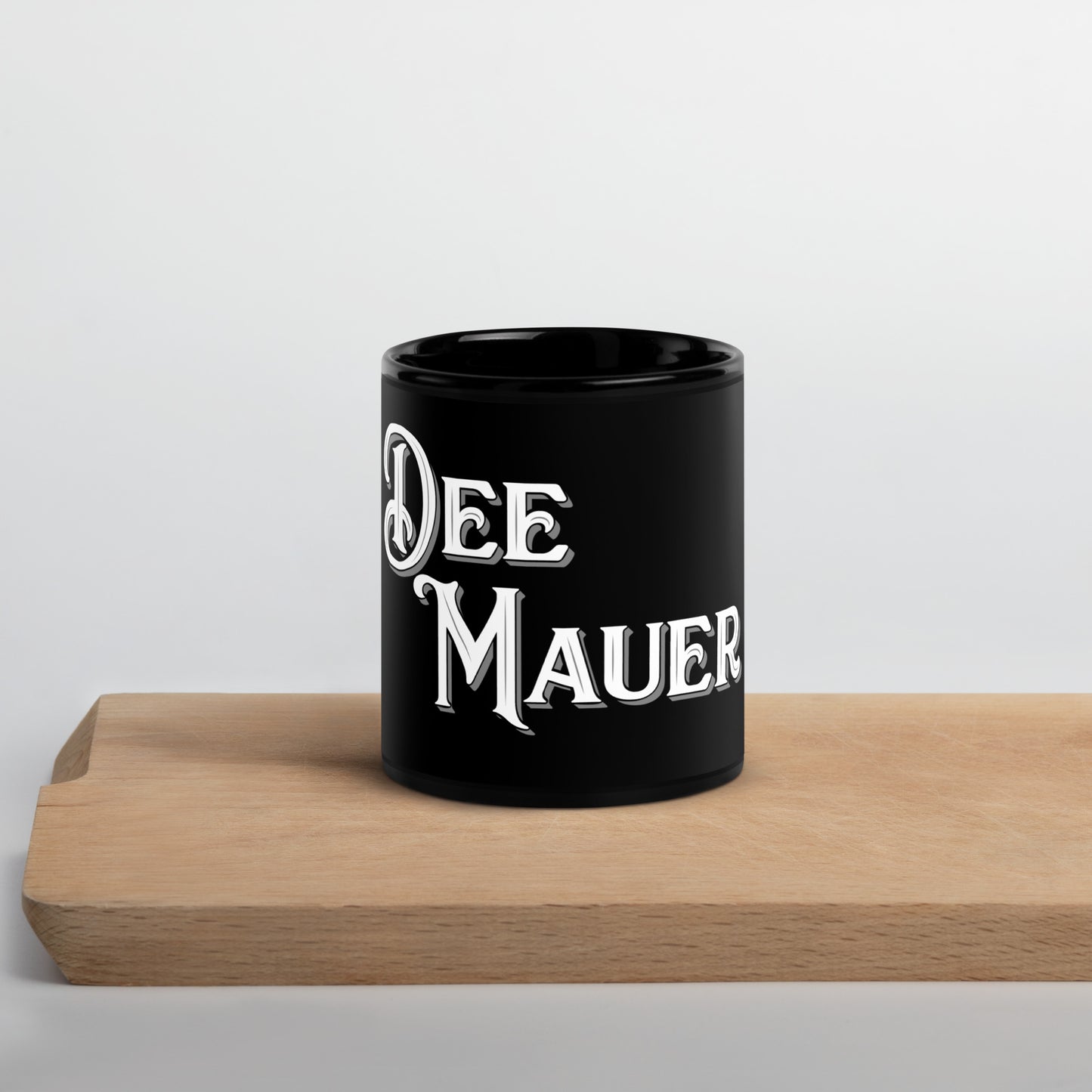 Black Glossy Mug